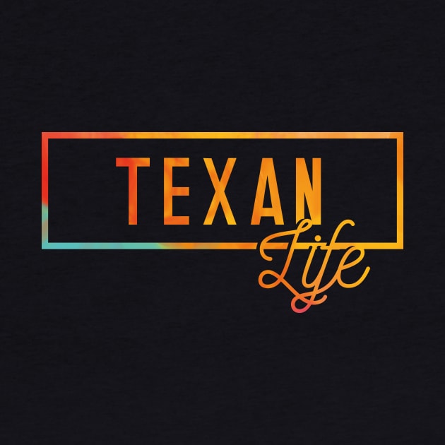 US State Texan Life Souvenir by bluerockproducts